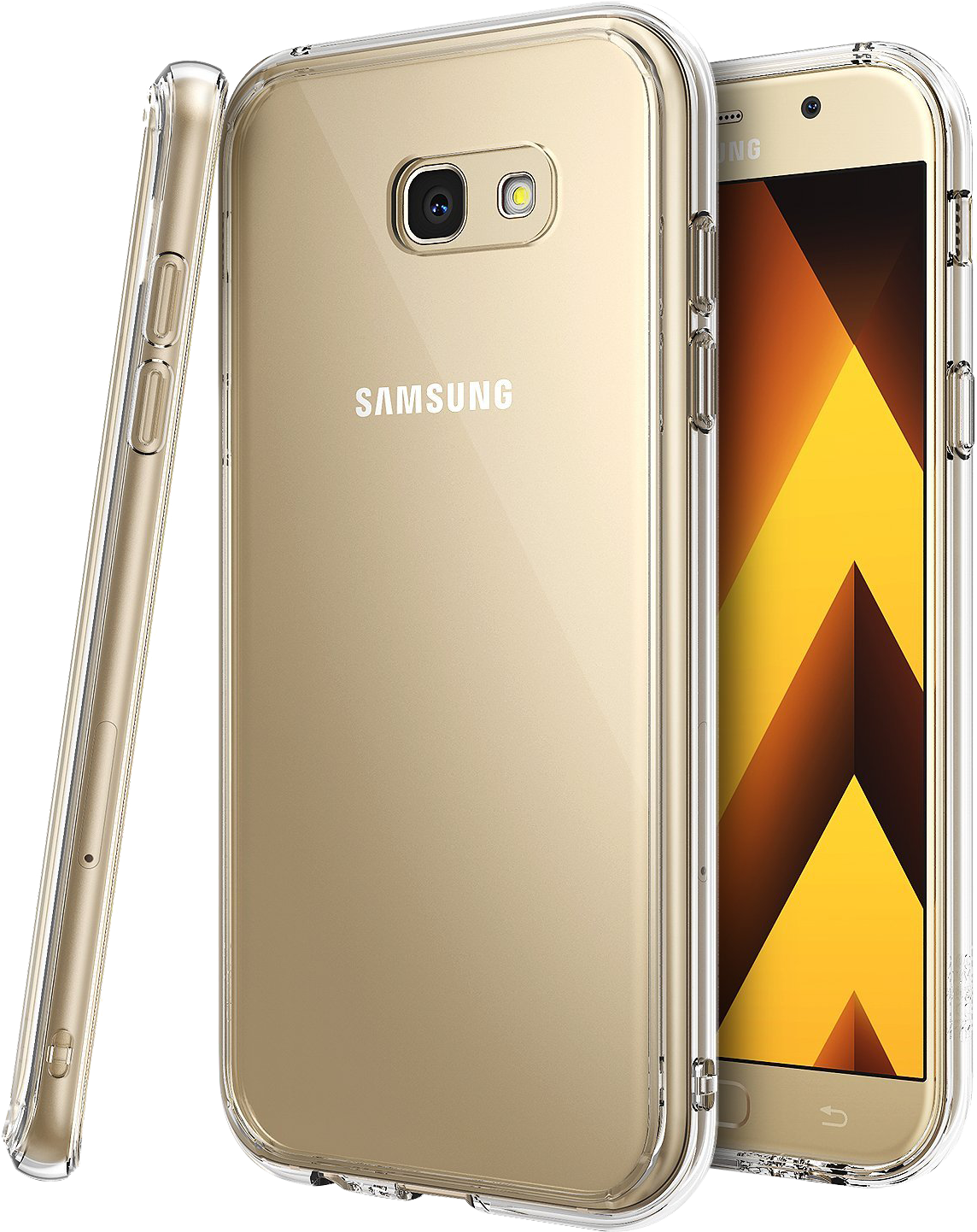 Rearth Ringke Fusion Shock Absorption Premium Case - Ringke A7 2017 (1150x1500), Png Download