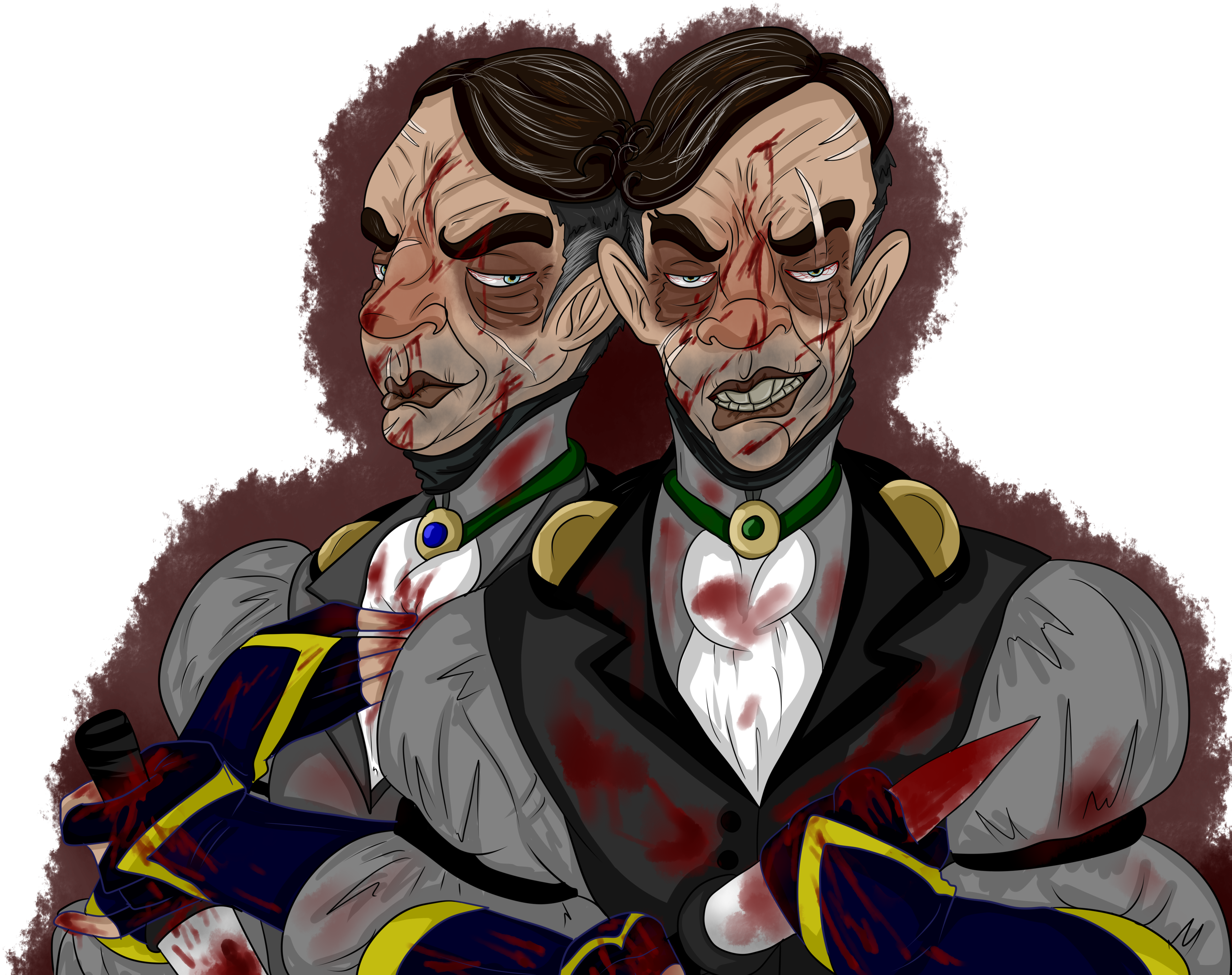 Twins - Illustration (3555x3000), Png Download