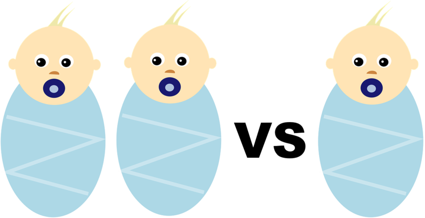 Twins Clipart Baby Boom - Cartoon (875x450), Png Download