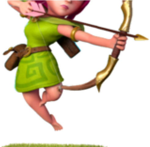 Clash Of Clans Clipart Character - Archer Of Coc (640x480), Png Download
