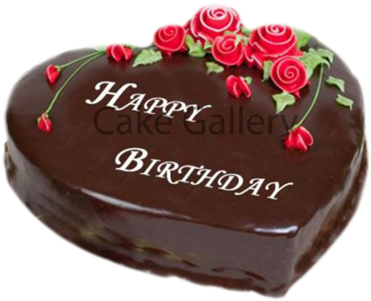 Lovely Heart Cake In Sharjah - Chocolate Cake Heart Shape (800x600), Png Download