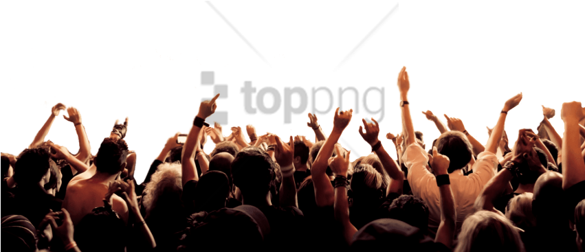 Free Png Download Cheering Crowd Png Images Background - Cheering Crowd Png (850x423), Png Download