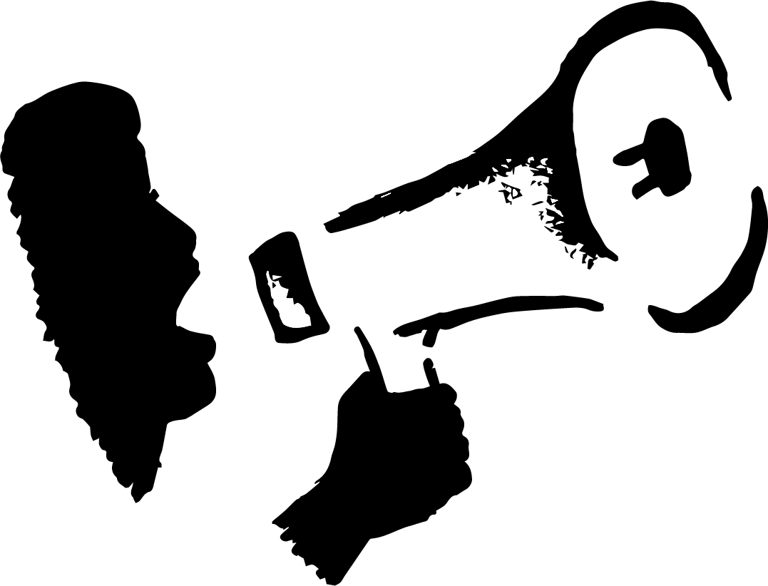 Technology Consulting Civicrm - Logo Megaphone (1077x822), Png Download