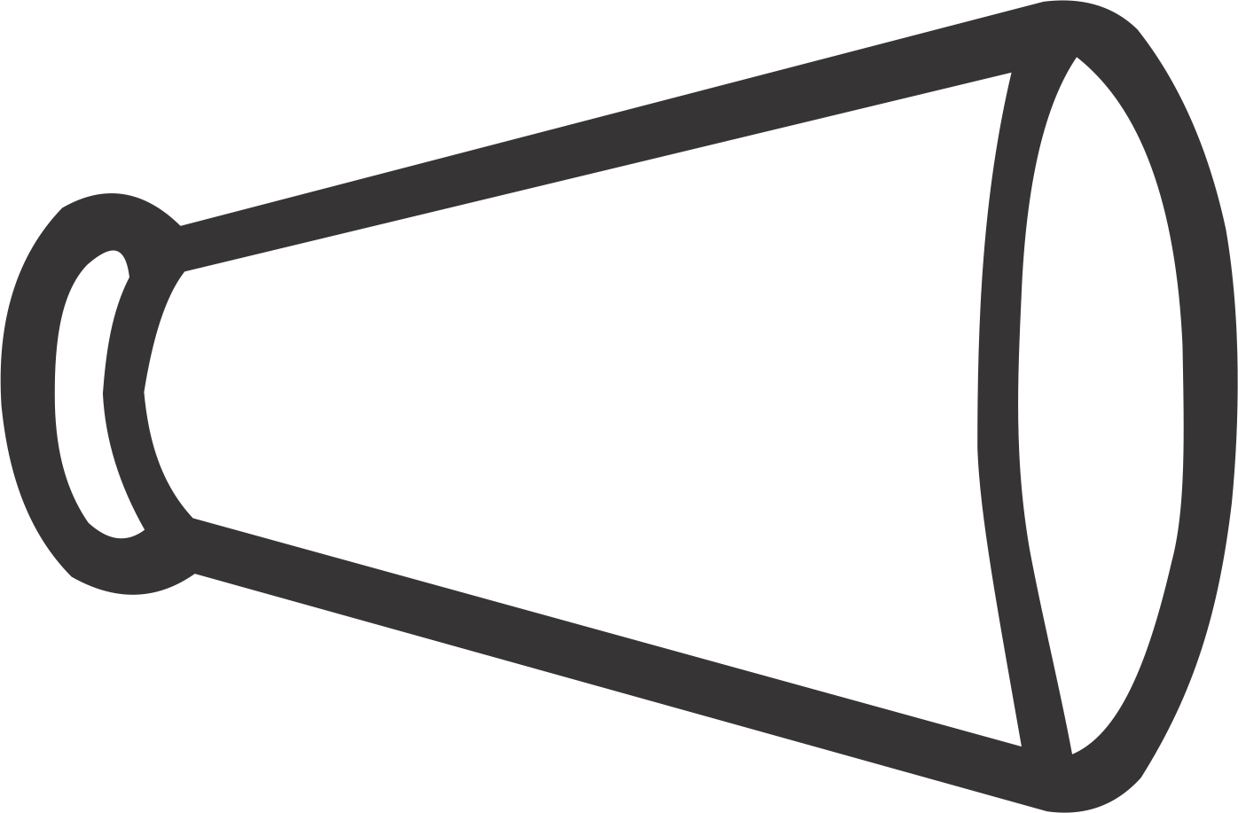 Megaphone (1396x917), Png Download