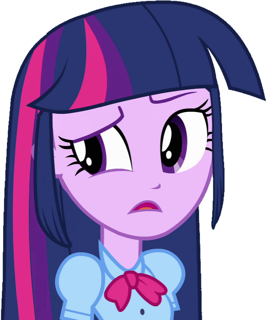 Thebar, Derpibooru Exclusive, Equestria Girls, Female, - Mlp Base Eg Confused (858x1025), Png Download