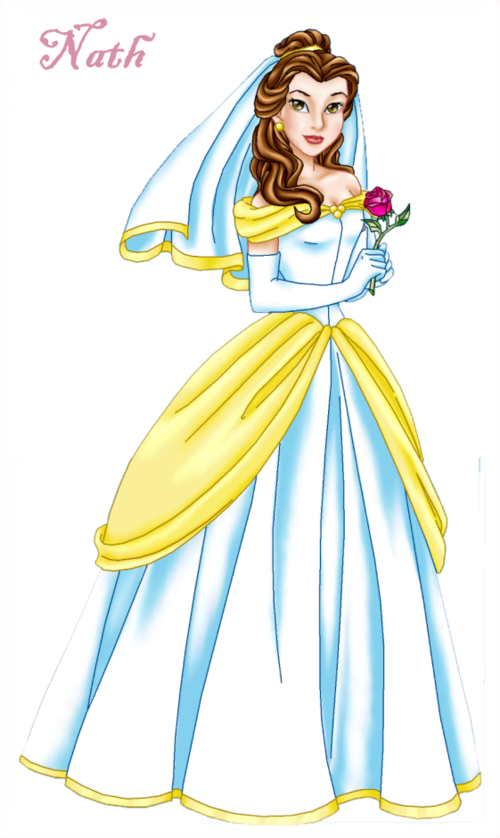 princess belle wedding