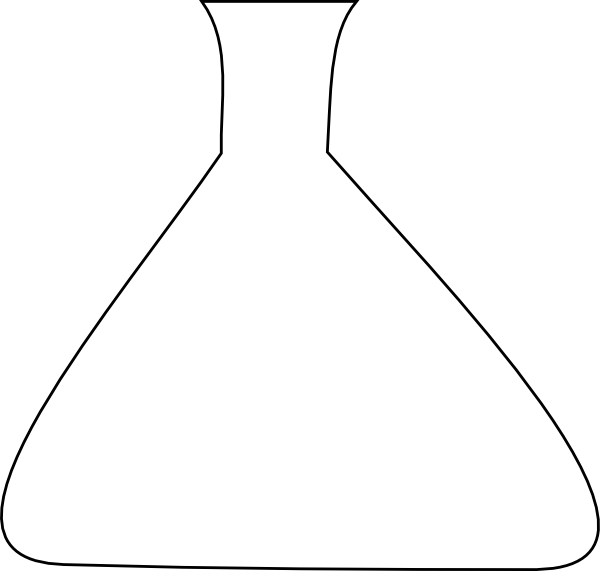 Erlenmeyer Flask (600x571), Png Download
