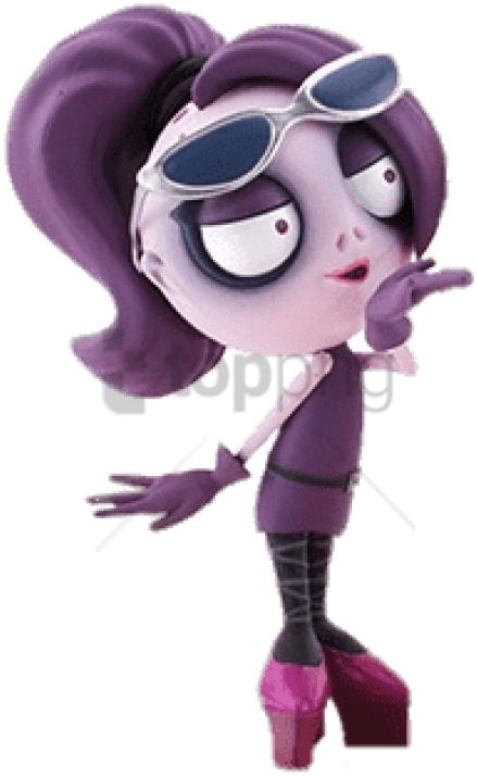 Free Png Download Zomgirl Blowing A Kiss Clipart Png - Zombie Dumb (480x725), Png Download