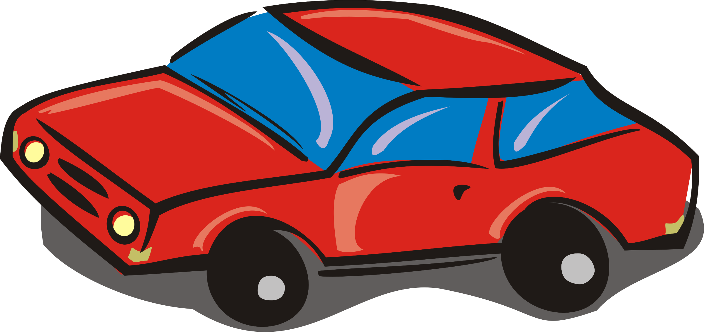 Jpg Black And White Download Big Image Png - City Car (2400x1133), Png Download