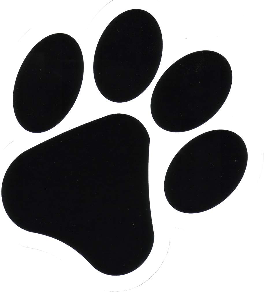 948 X 1024 6 - Dog Paw Stencil Pumpkins (948x1024), Png Download