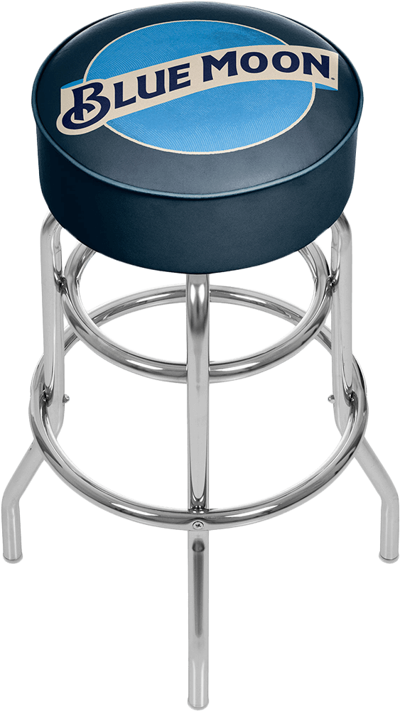 Blue Moon Padded Bar Stool - Corona Bar Stool (1000x1000), Png Download