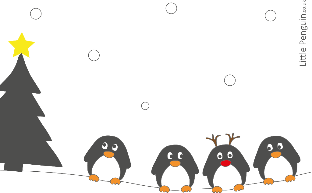 5 X Little Penguin Christmas - Adã©lie Penguin (1024x633), Png Download