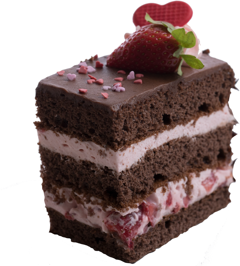 Fresh Handmade Chocolate & Strawberry Moment Order - Chocolate Cake (900x900), Png Download