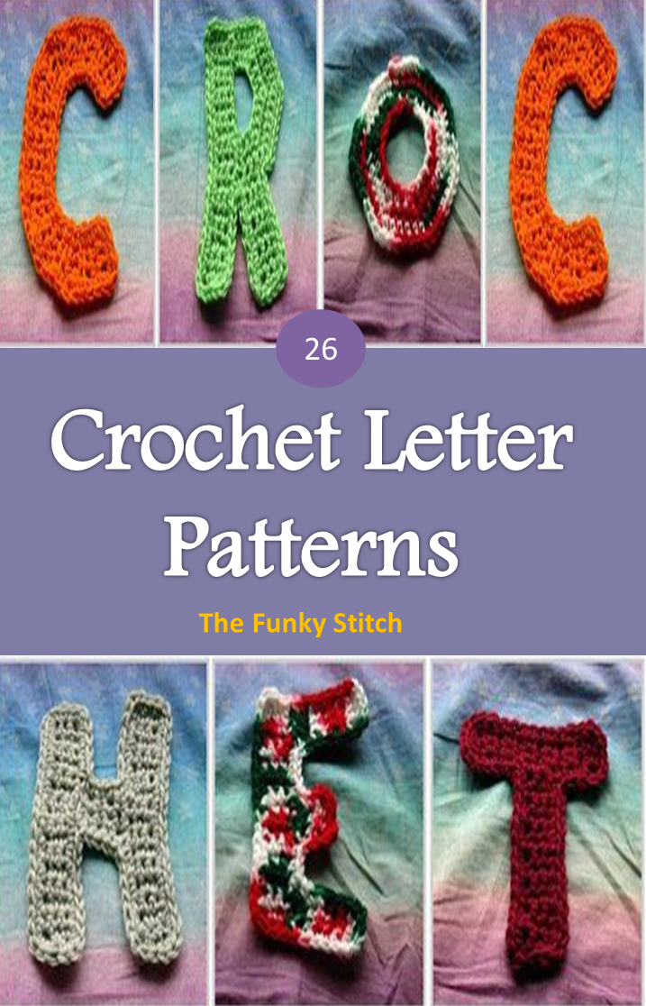 Crochet Alphabet (717x1116), Png Download