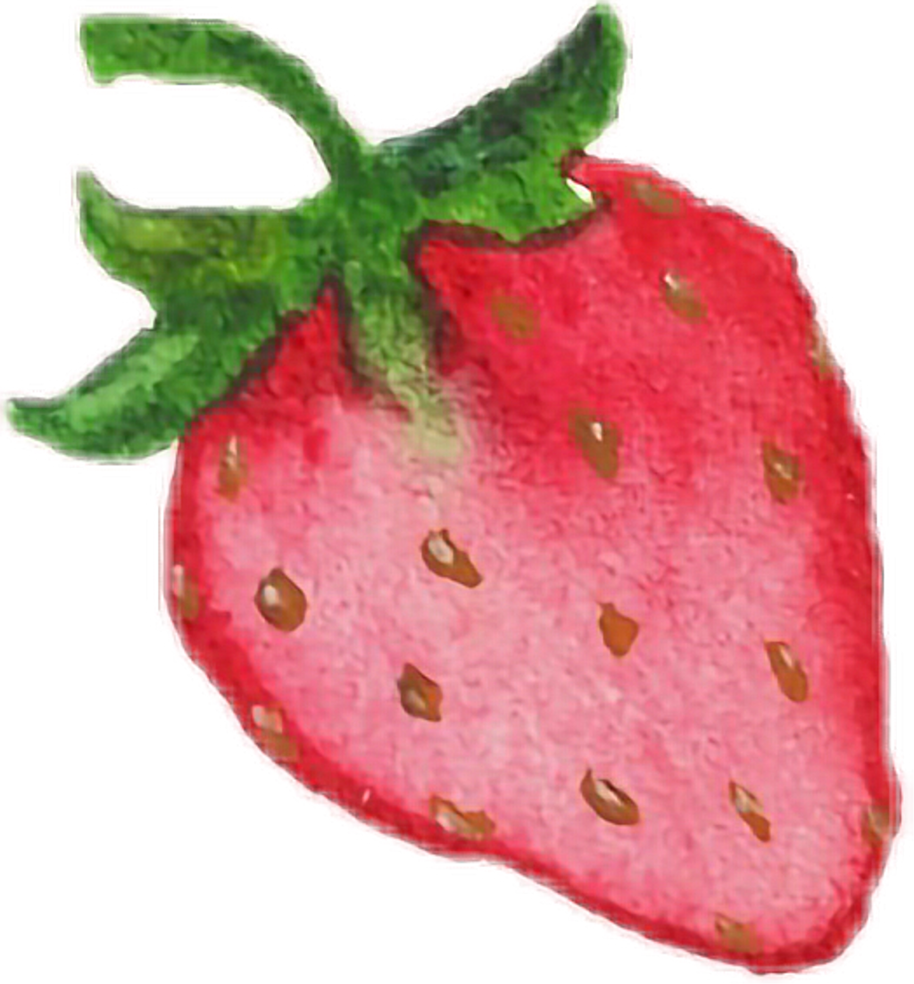 Fresa Sticker - Strawberry (1024x1102), Png Download