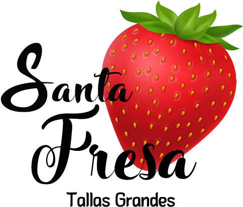 Santa Fresa - Tallas Grandes - Strawberry (863x423), Png Download