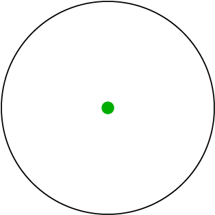Trijicon Miniature Rifle Optic Sight - Circle (600x600), Png Download
