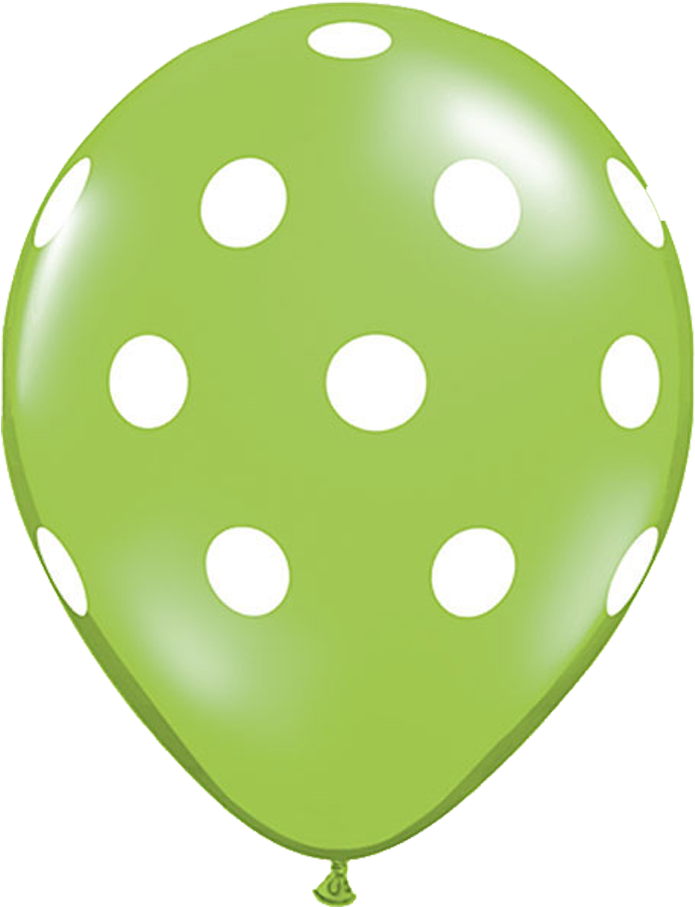 Red Polka Dot Balloon (1140x972), Png Download