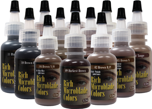 Rich Microblade Colors 1/2oz - Rich Microblade Colors (600x600), Png Download