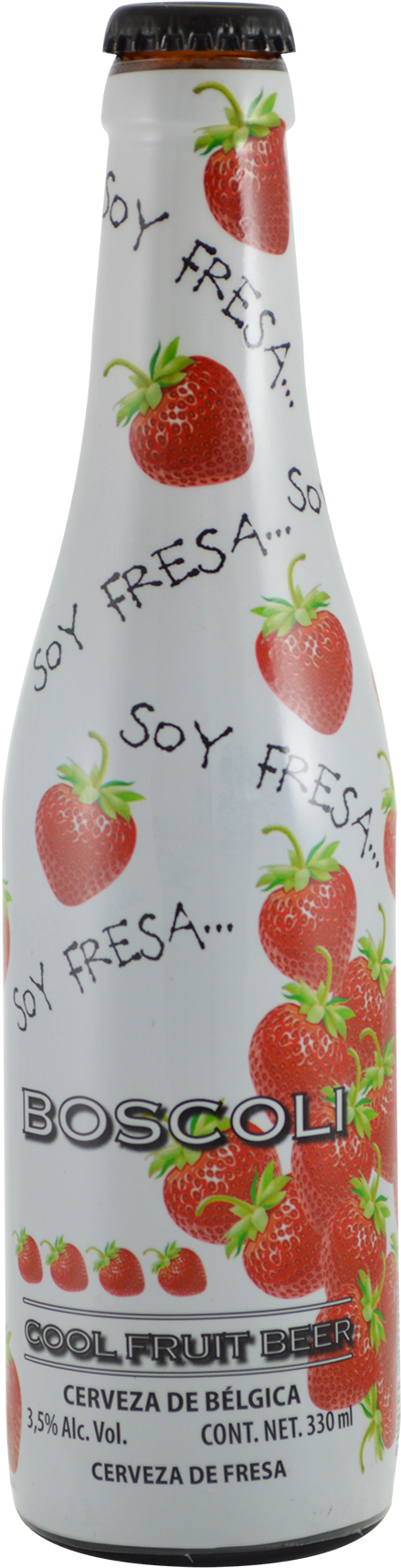 Boscoli Fresa - Glass Bottle (1438x1781), Png Download