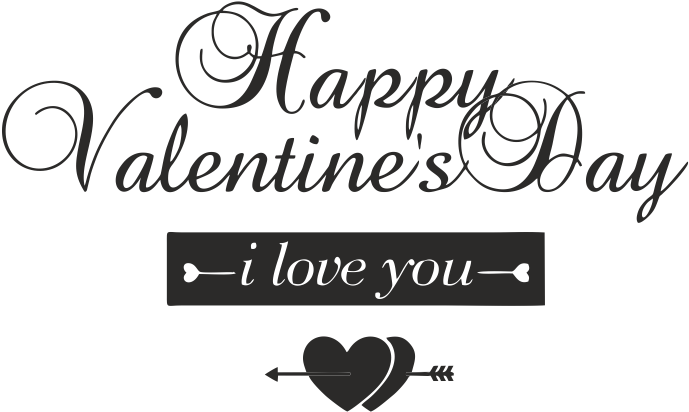 Las Cifras De San Valentín - Calligraphy (800x800), Png Download