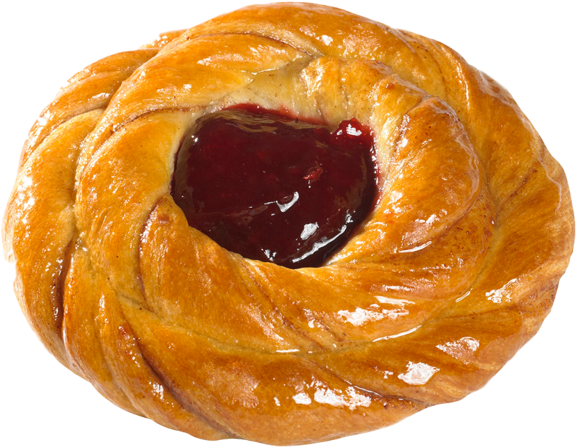 Cherry Danish Round (1008x1042), Png Download
