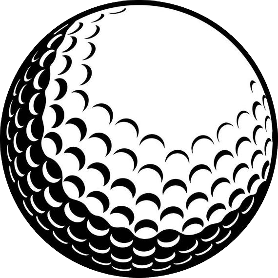 Golf Ball Png - Clip Art Golf Ball Vector (570x570), Png Download