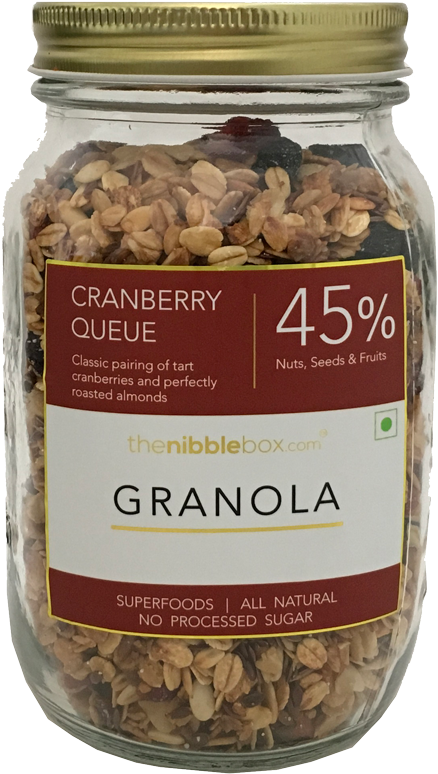 Cranberry Queue - Granola (800x800), Png Download