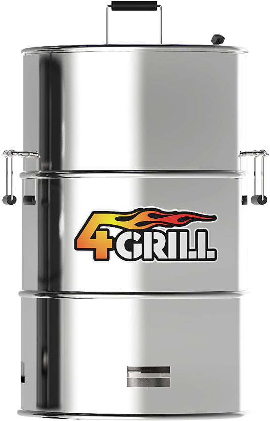 Picture Stock Barbecue Clipart Charcoal Grill - Batavia 4 Grill Barrel (633x1024), Png Download