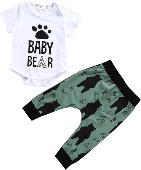 Baby Bear Tent Clothing Set - Bear (600x600), Png Download
