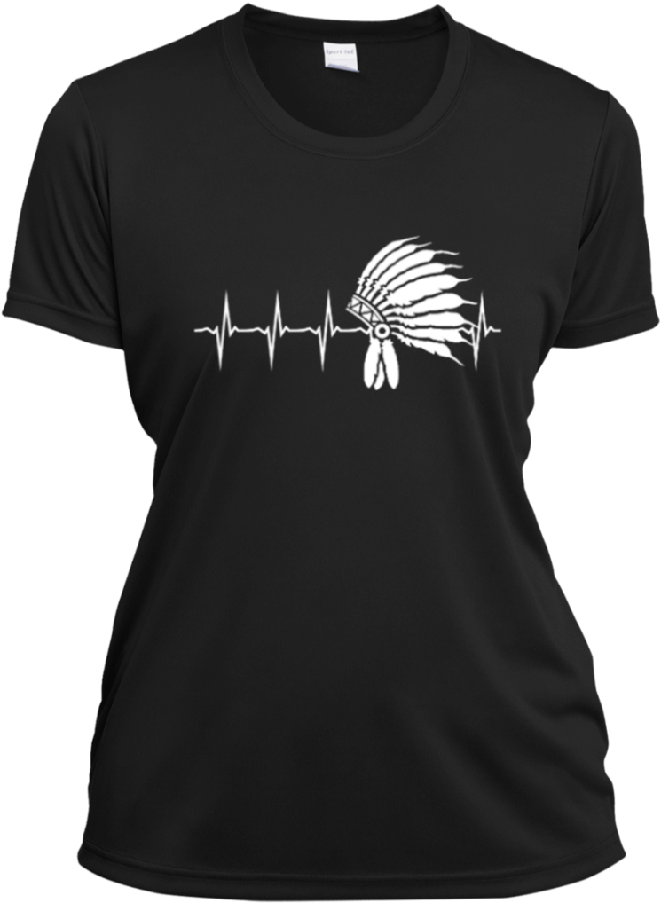 Ladies Native Inspired Heart Beating Headdress - Springsteen On Broadway T Shirts (1024x1024), Png Download