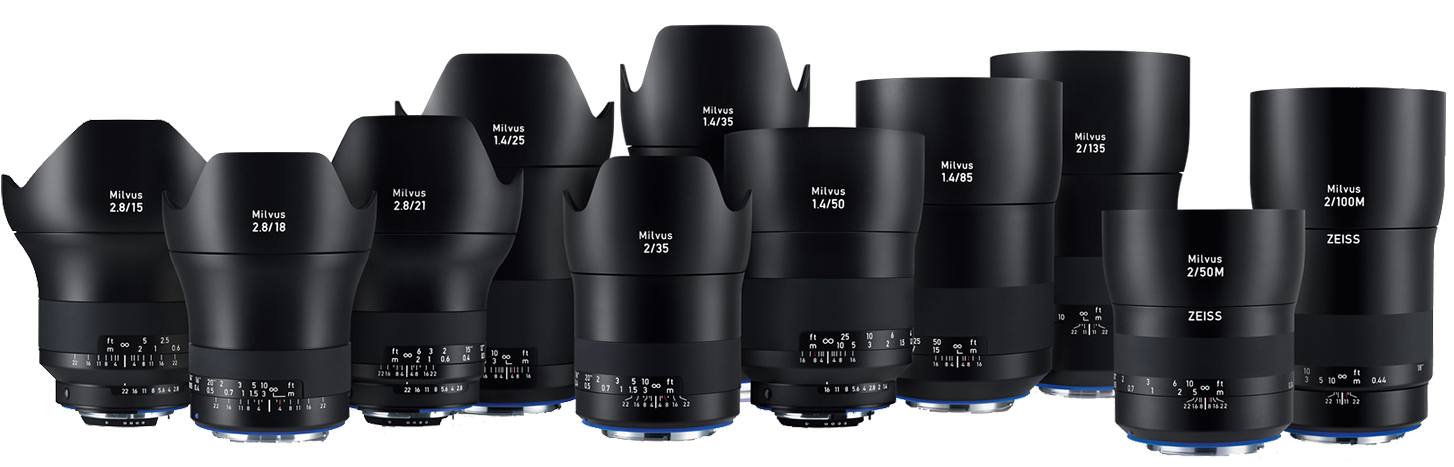 Zeiss Milvus Family - Carl Zeiss Ag (1500x470), Png Download