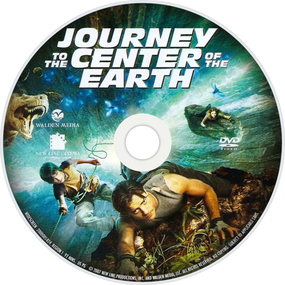 Journey Center Earth Cartoon Dvd - Journey To The Center Of The Earth Poster (1000x1000), Png Download