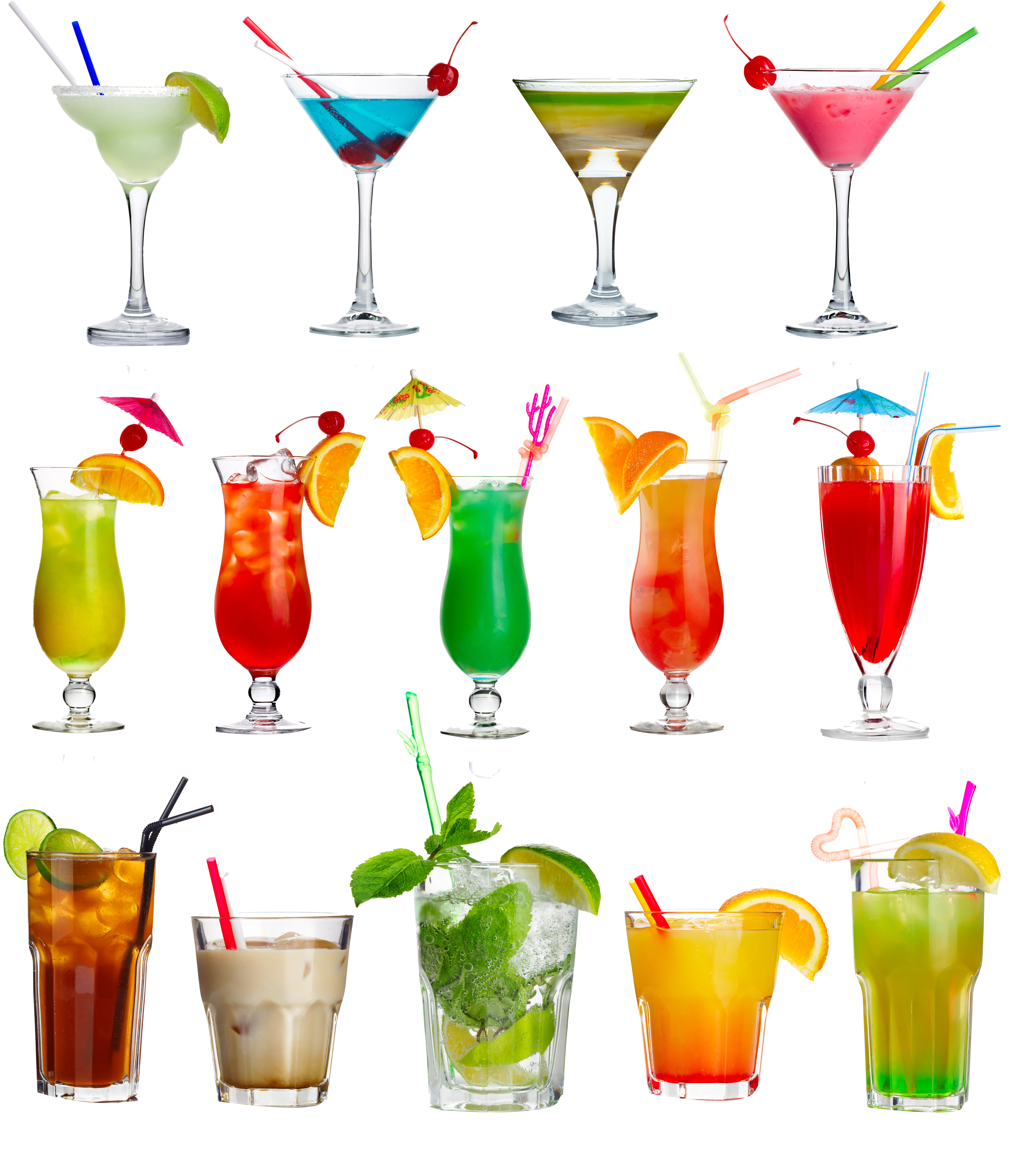 Cocktail Mojito Margarita Blue Lagoon Daiquiri - Price Comparison Rodan Fields (5700x6433), Png Download