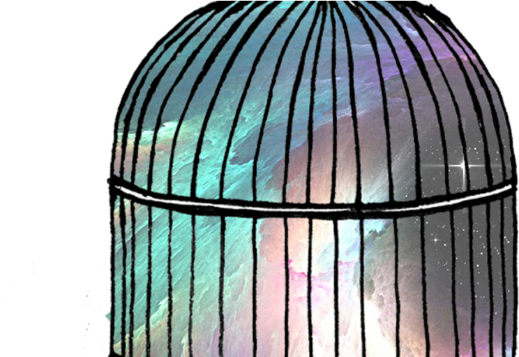 Spacecage-1020x510 - Circle (1020x510), Png Download