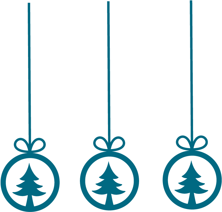 Vinilos Navidad - Bolas De Arbol De Navidad Png (800x800), Png Download