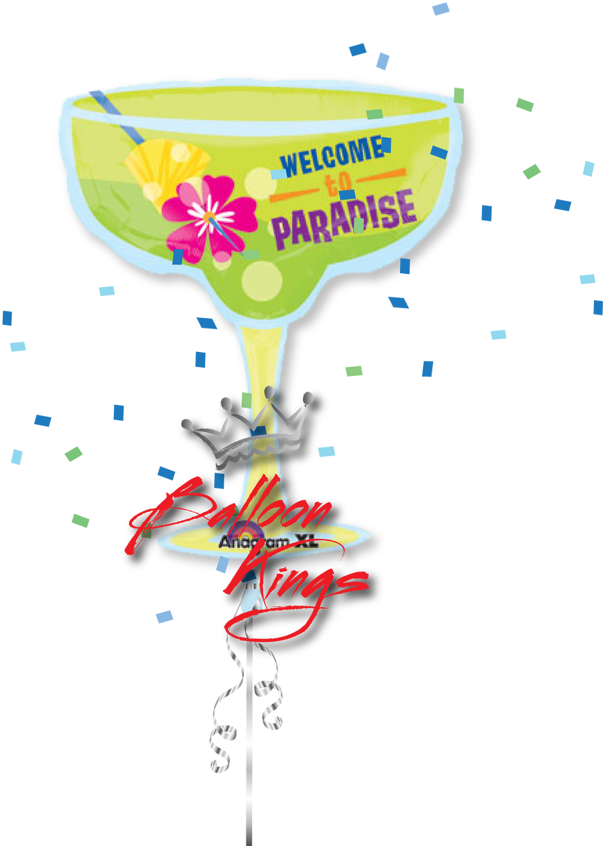 Margarita Paradise Glass Margarita Paradise Glass - Wine Glass (1280x1280), Png Download