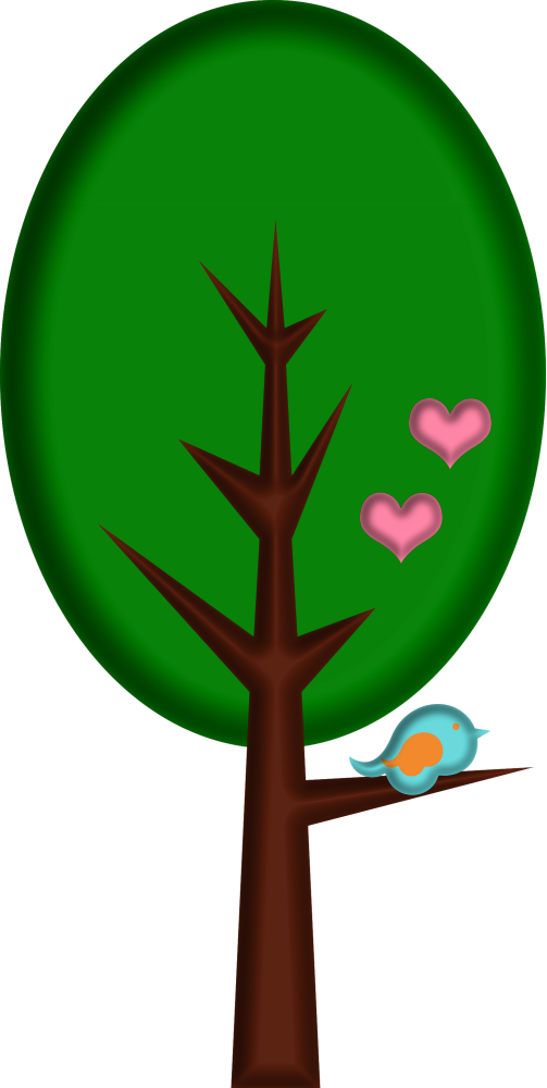 Lacarolita Spring Joy Tree2 - Arvore Vetor Png (503x1000), Png Download
