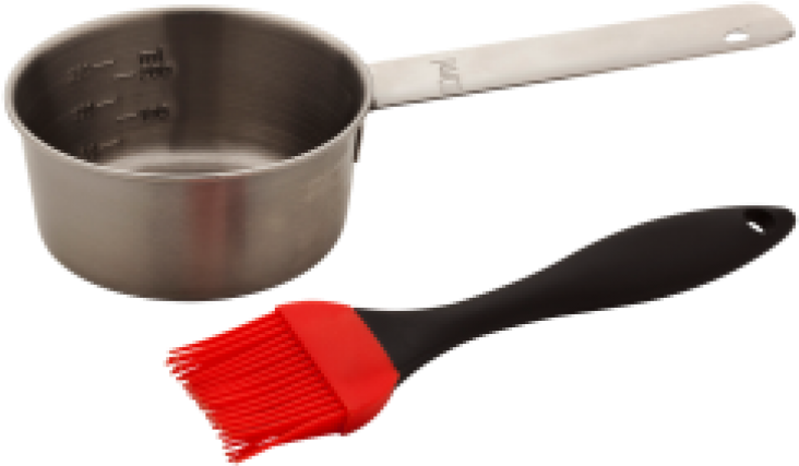 Pincel De Cozinha De Silicone Com Recipinte - Saucepan (800x800), Png Download