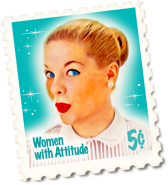 Slideshow - 50s Attitude - Stamp Only - 1836 - Blond (1000x714), Png Download