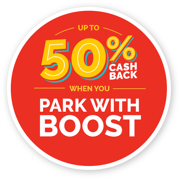 Boost Park & Pay - Circle (631x630), Png Download
