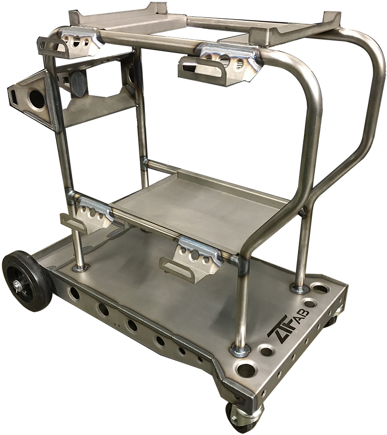 Premium Weld It Yourself Mig And Tig Welding Carts - Lincoln Tig Welder Cart (840x1056), Png Download