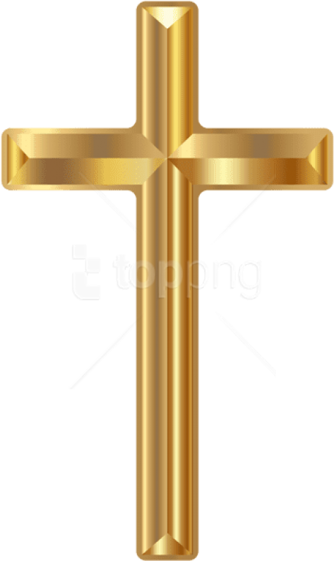 Free Png Download Gold Cross Png Images Background - Gold Cross No Background (480x809), Png Download