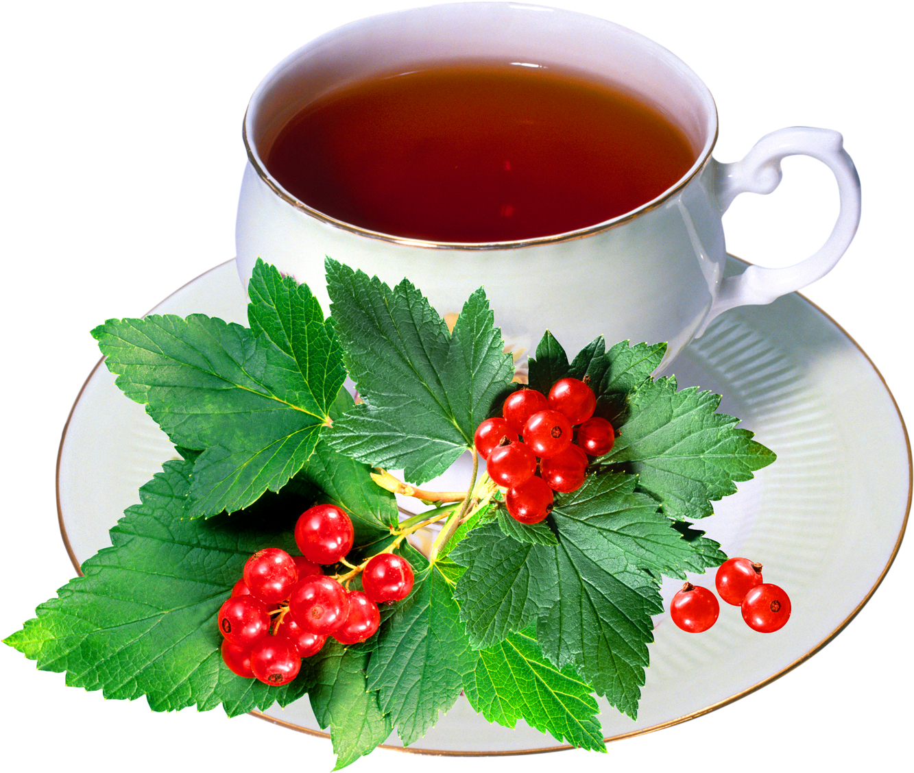 Harbal Tea With Cup - Tea (1457x1181), Png Download