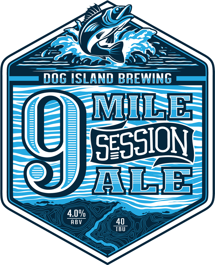 9 Mile Session Ale (762x882), Png Download