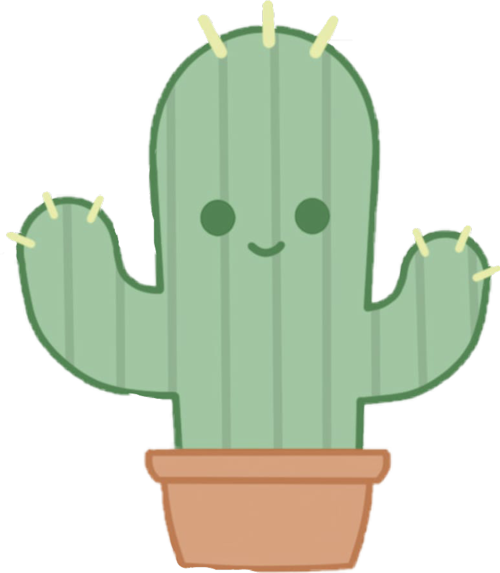 #cactus🌵#kawaii #cute - Drawings Of Cactuses (1024x1173), Png Download