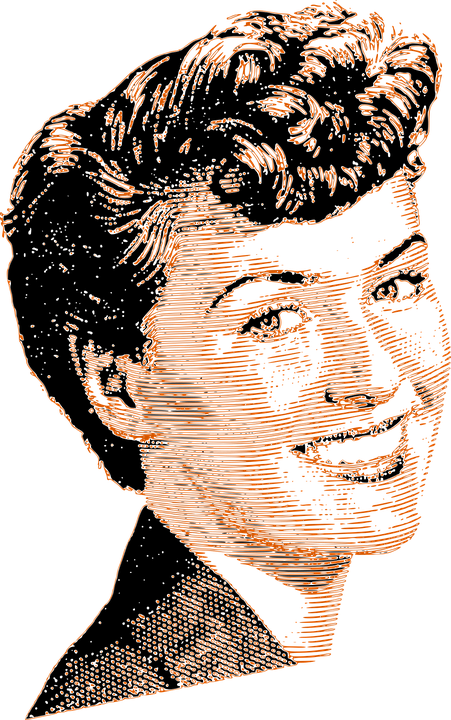 Vintage Png - Face Vintage Png (451x720), Png Download