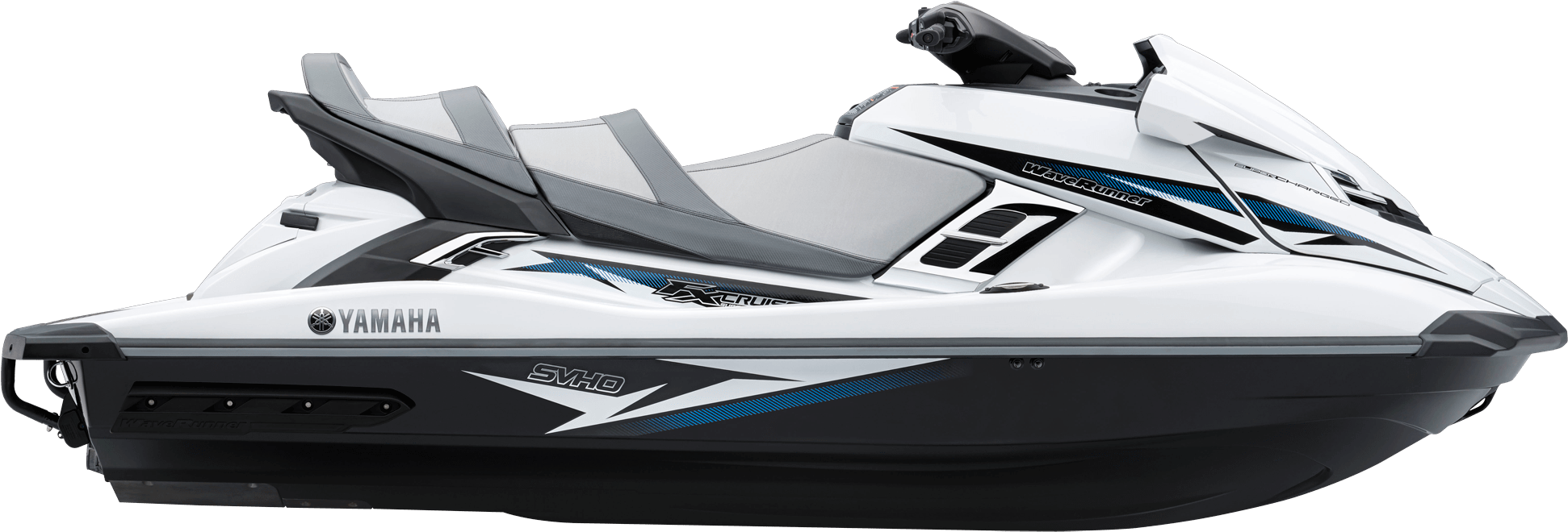 White Jet Ski - Yamaha Fx Svho 2015 (2000x714), Png Download