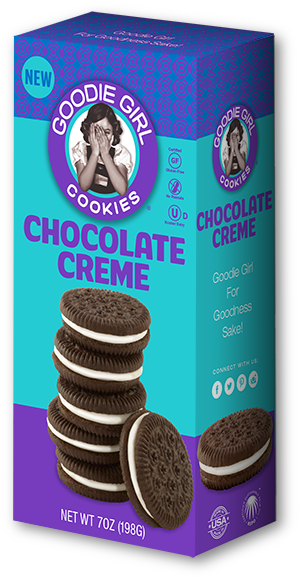 Chocolate Crème Snack Pak - Goodie Girl Cookies (600x600), Png Download
