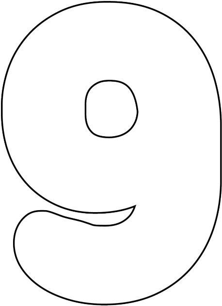 Free Printable Numbers 0 - Circle (640x640), Png Download